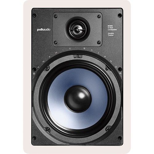 Polk Audio Rc85i 100 Watt Rci-series 2-way In-wall Speaker (pair)